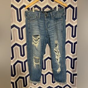 Hollister Low Rose Boyfriend Capri Pants